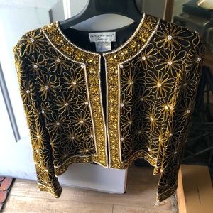 Sequin evening blazer